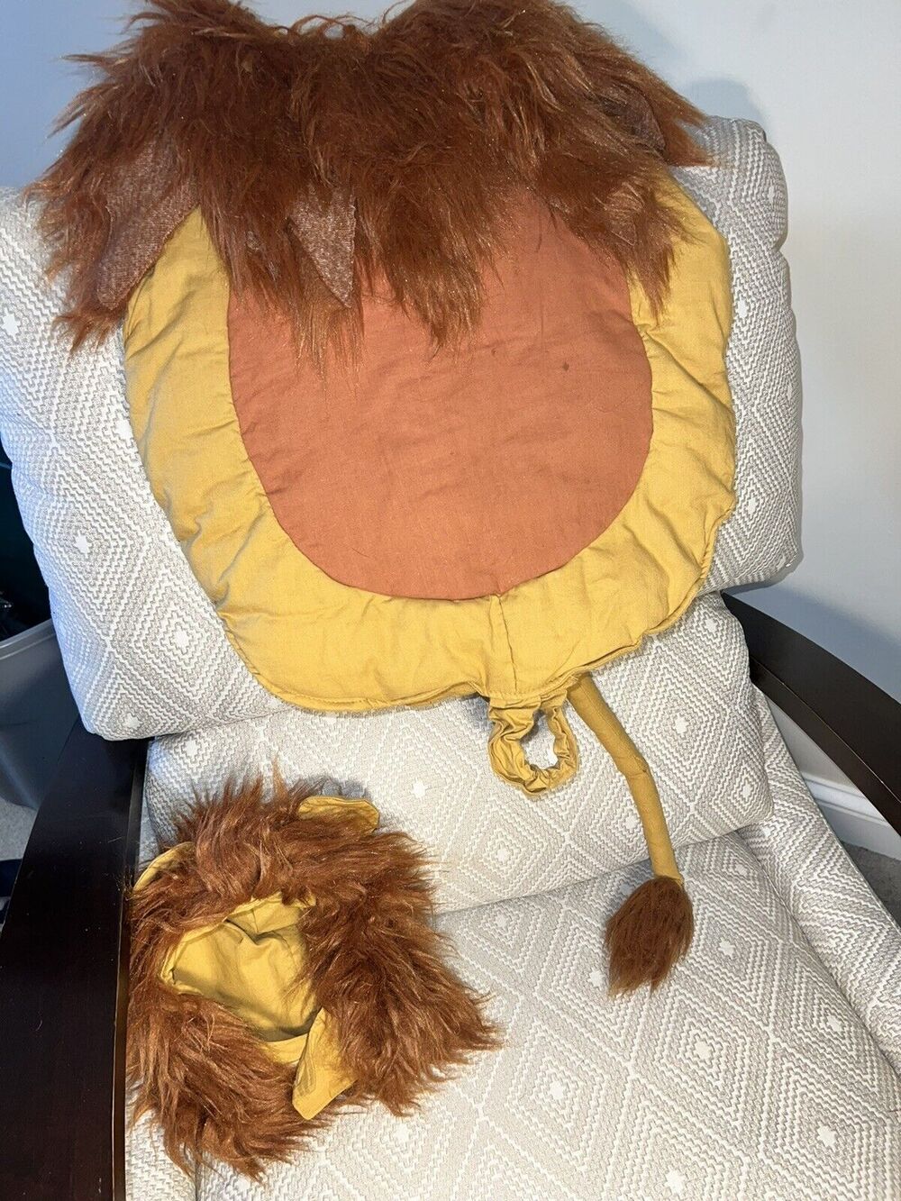 Vintage Lillian Vernon Child's Halloween Costume "Lion" Size 2/4